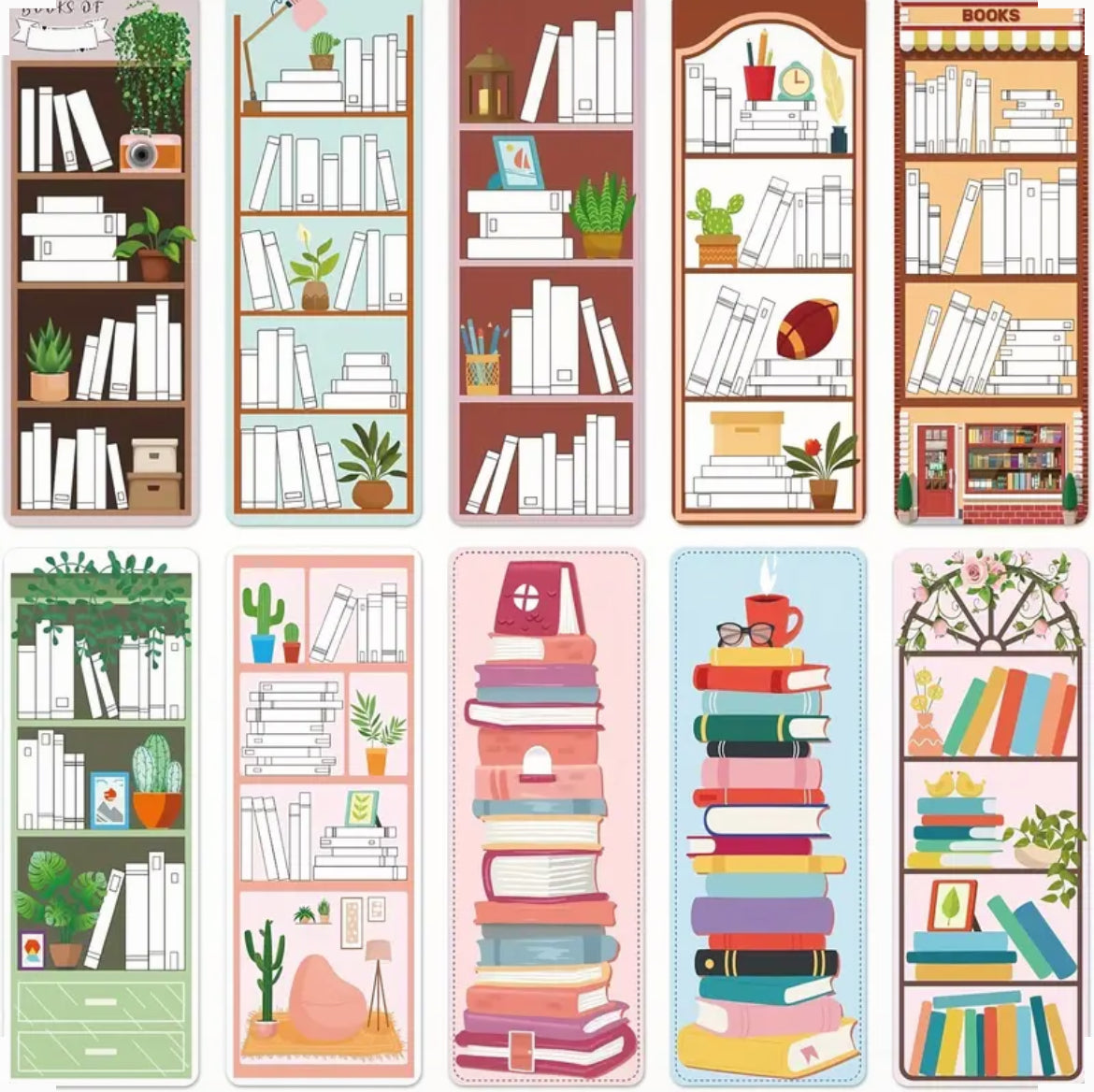 Book Tracker Bookmarks <3
