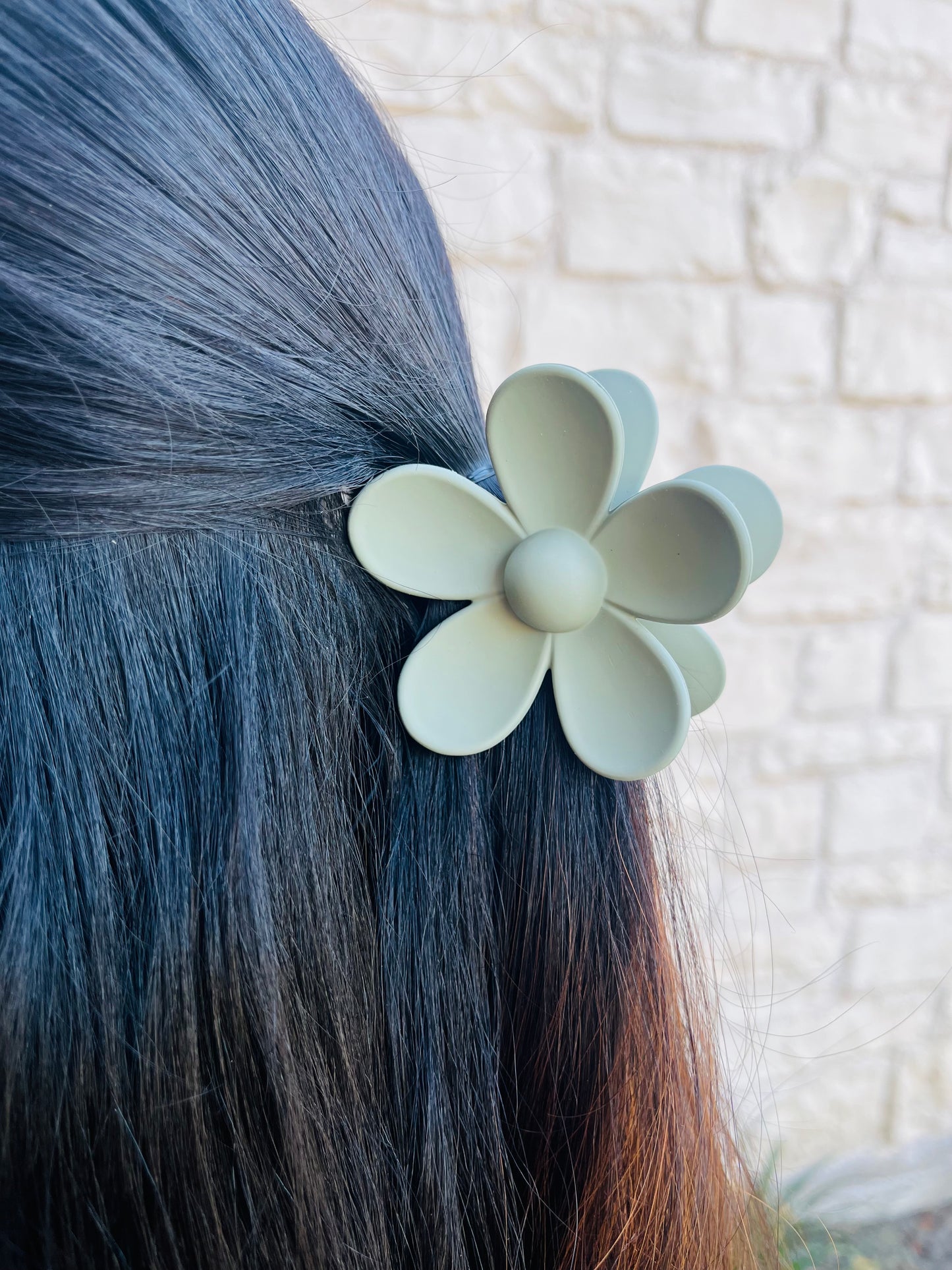 Spring Flower Claw Clip